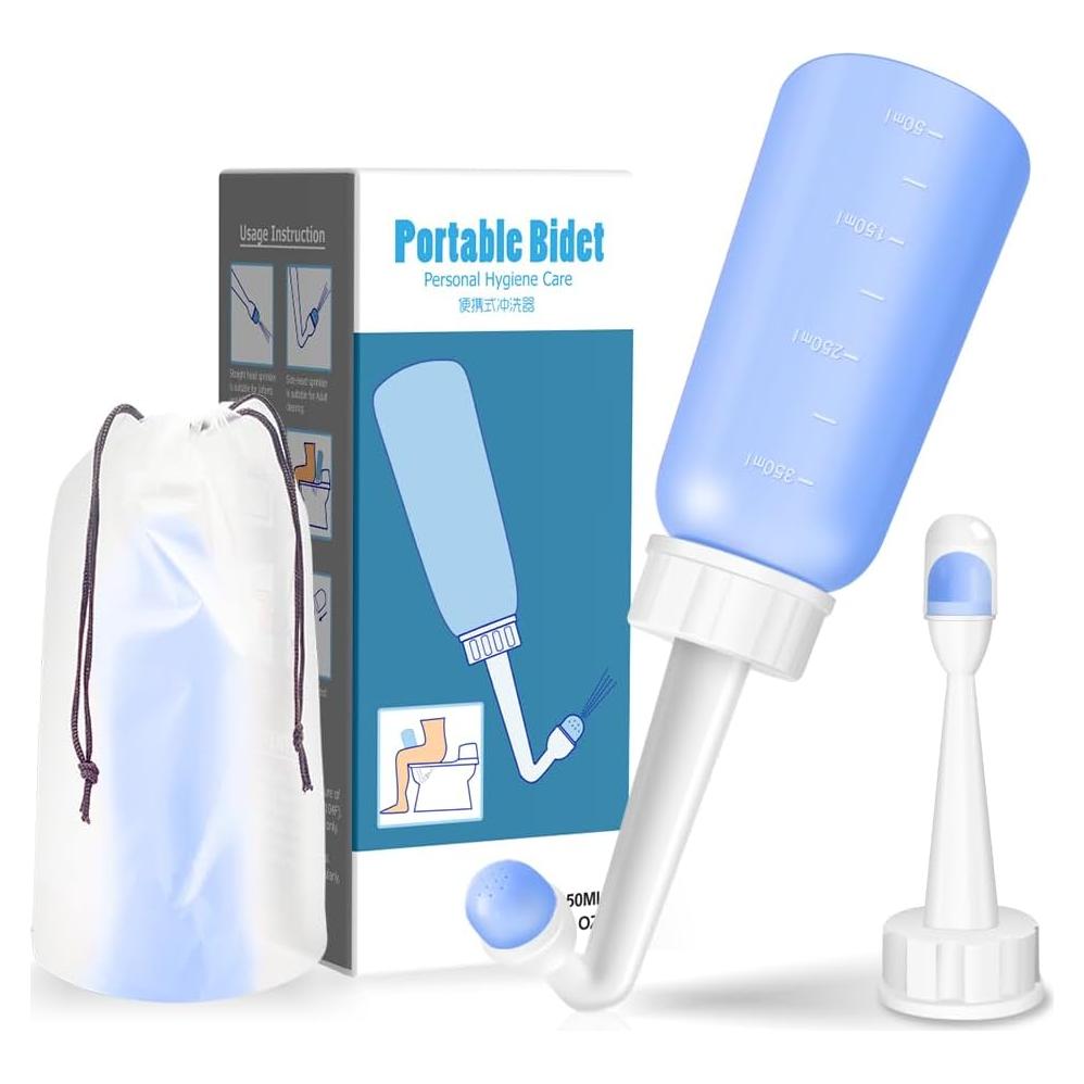 Botella Peri MeisiKeli 350ml Azul - Bidet Portátil 2 en 1