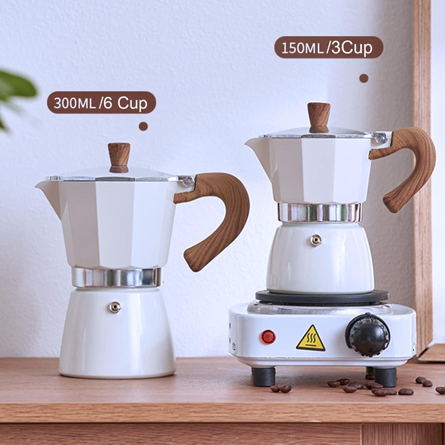 Cafetera Moka Conyee 3 Tazas 150 ml Manual Aluminio