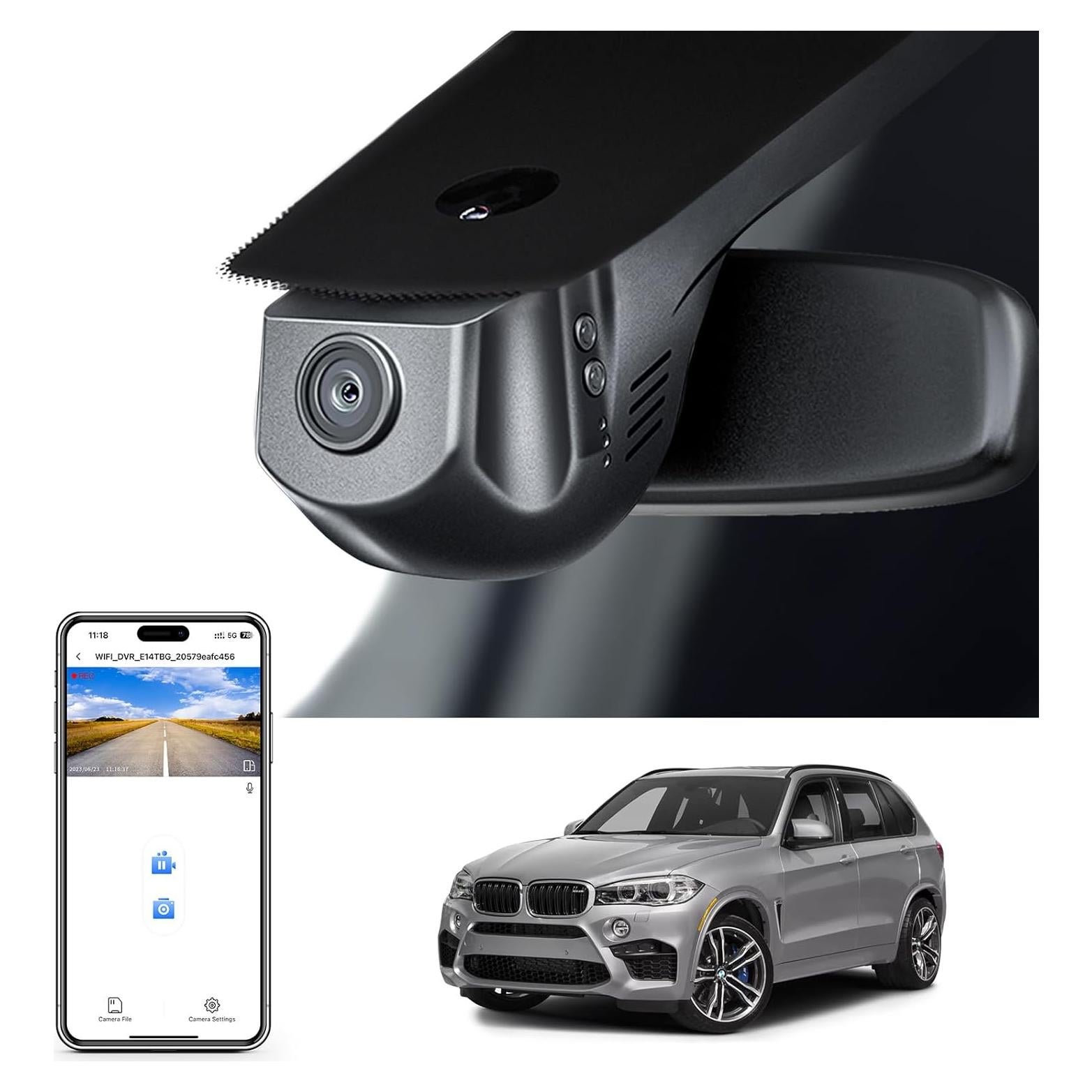 Cámara Dash 4K Mangoal para BMW X5 Gen3 F85 2014-2018