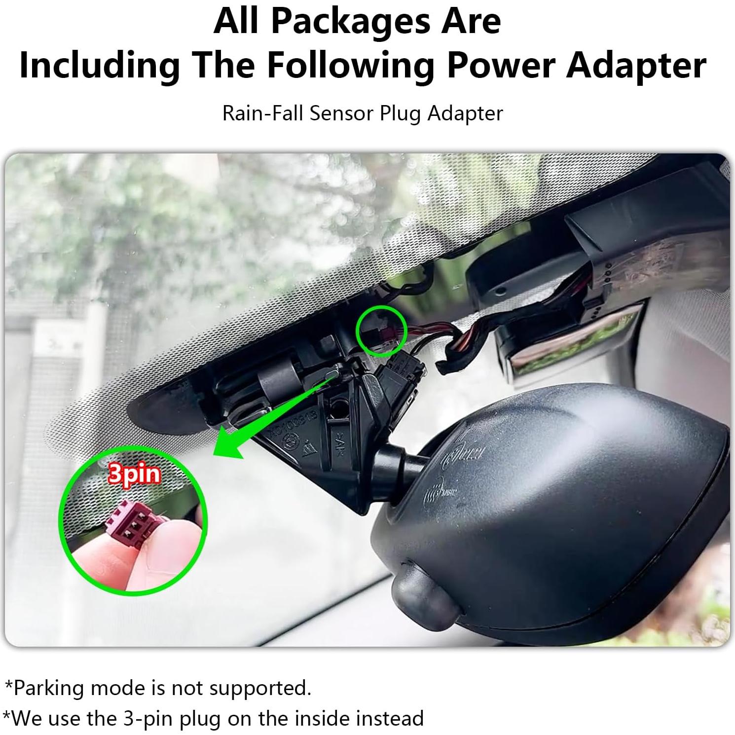 Cámara Dash 4K Mangoal para BMW X5 Gen3 F85 2014-2018