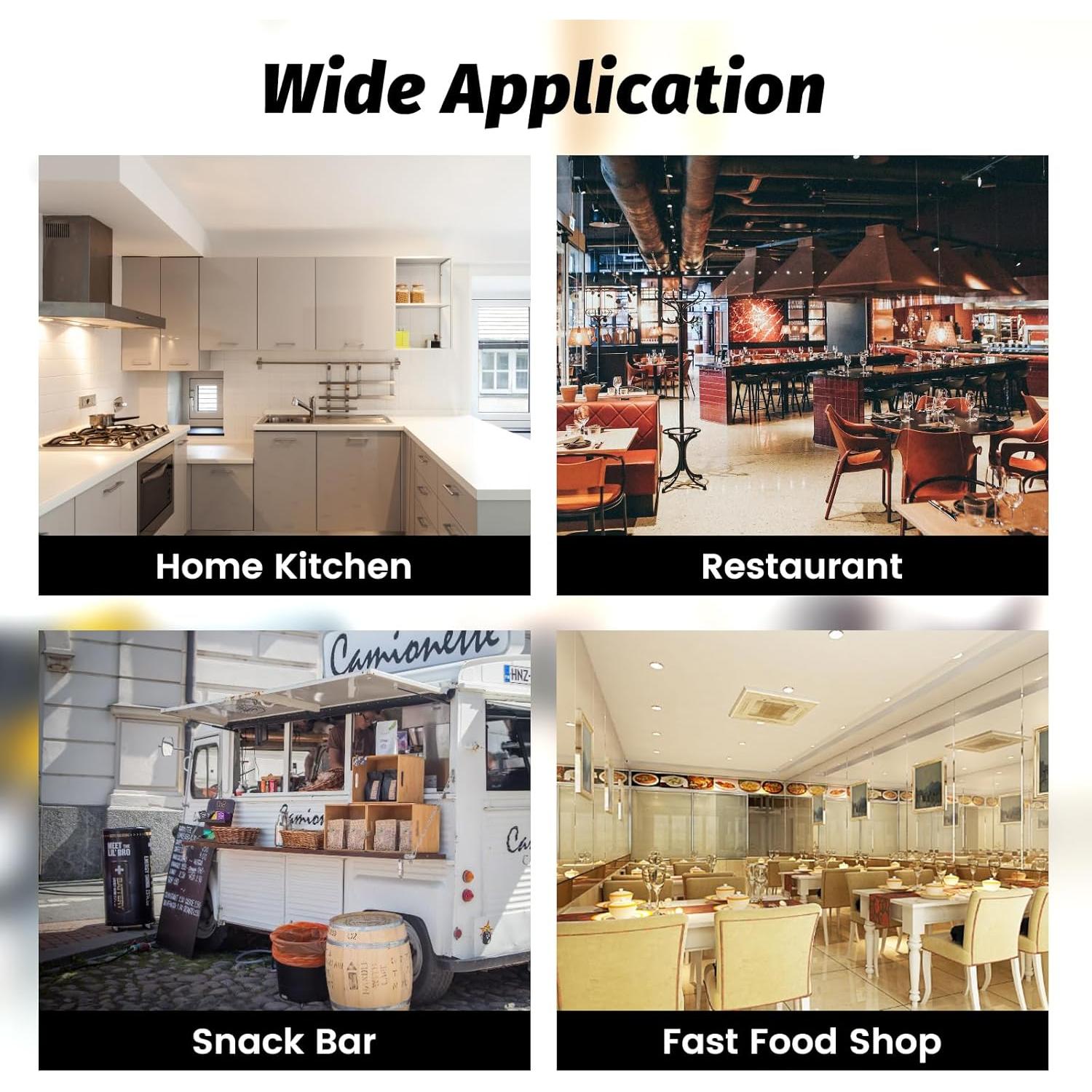 Cortador de Papas Fritas HAKKA HR-A656 Acero Inoxidable 3 Cuchillas