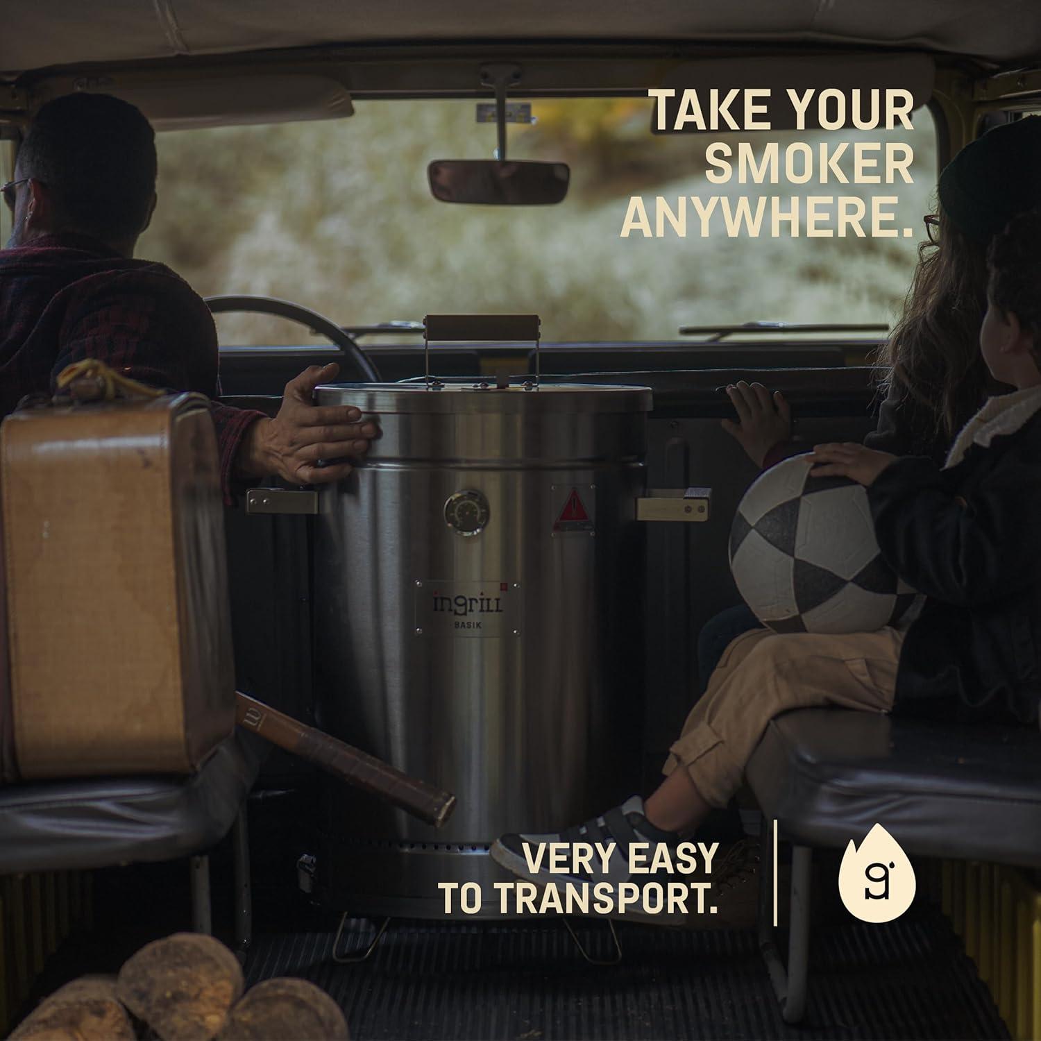 Parrilla Ahumadora Ingrill Basik 3 en 1 - Acero Inoxidable 11.34 kg