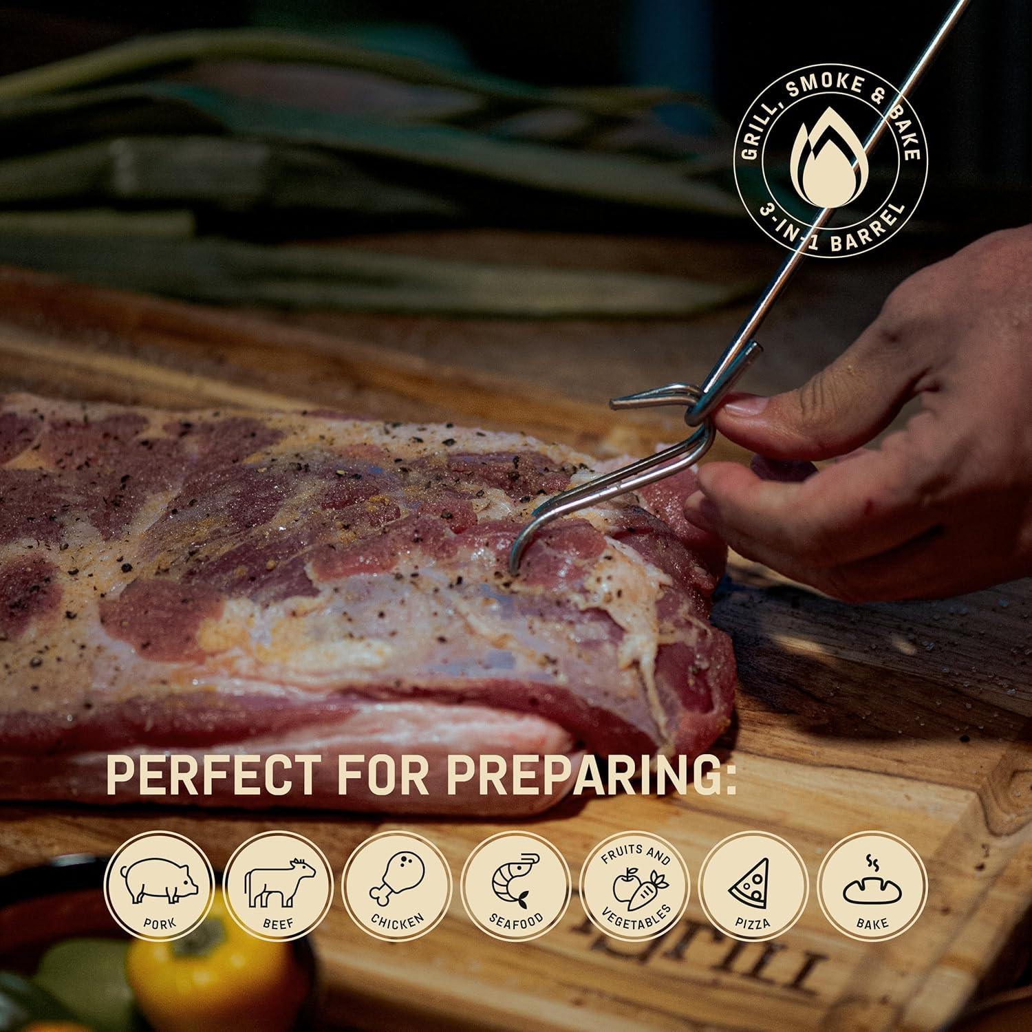 Parrilla Ahumadora Ingrill Basik 3 en 1 - Acero Inoxidable 11.34 kg