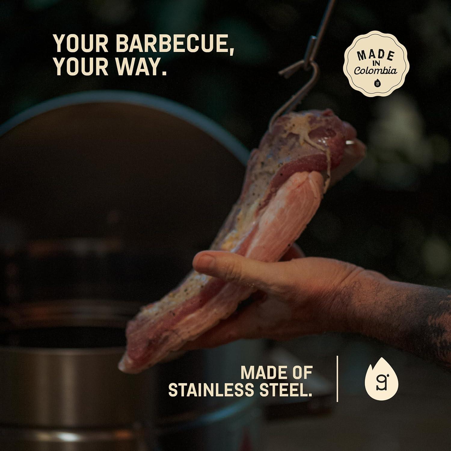 Parrilla Ahumadora Ingrill Basik 3 en 1 - Acero Inoxidable 11.34 kg