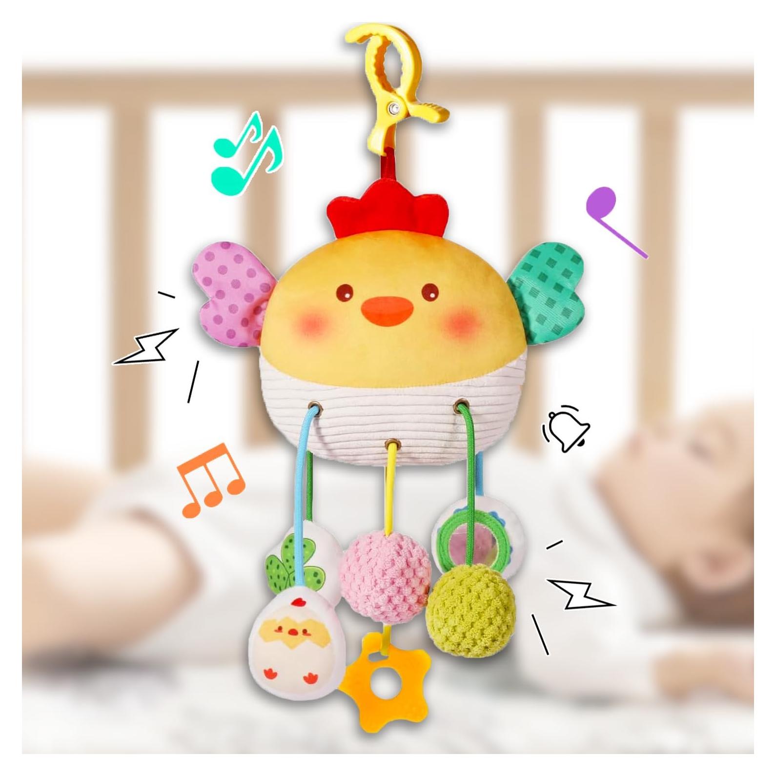 Juguete Colgante Sensorial Cylazo para Bebés - Pollito