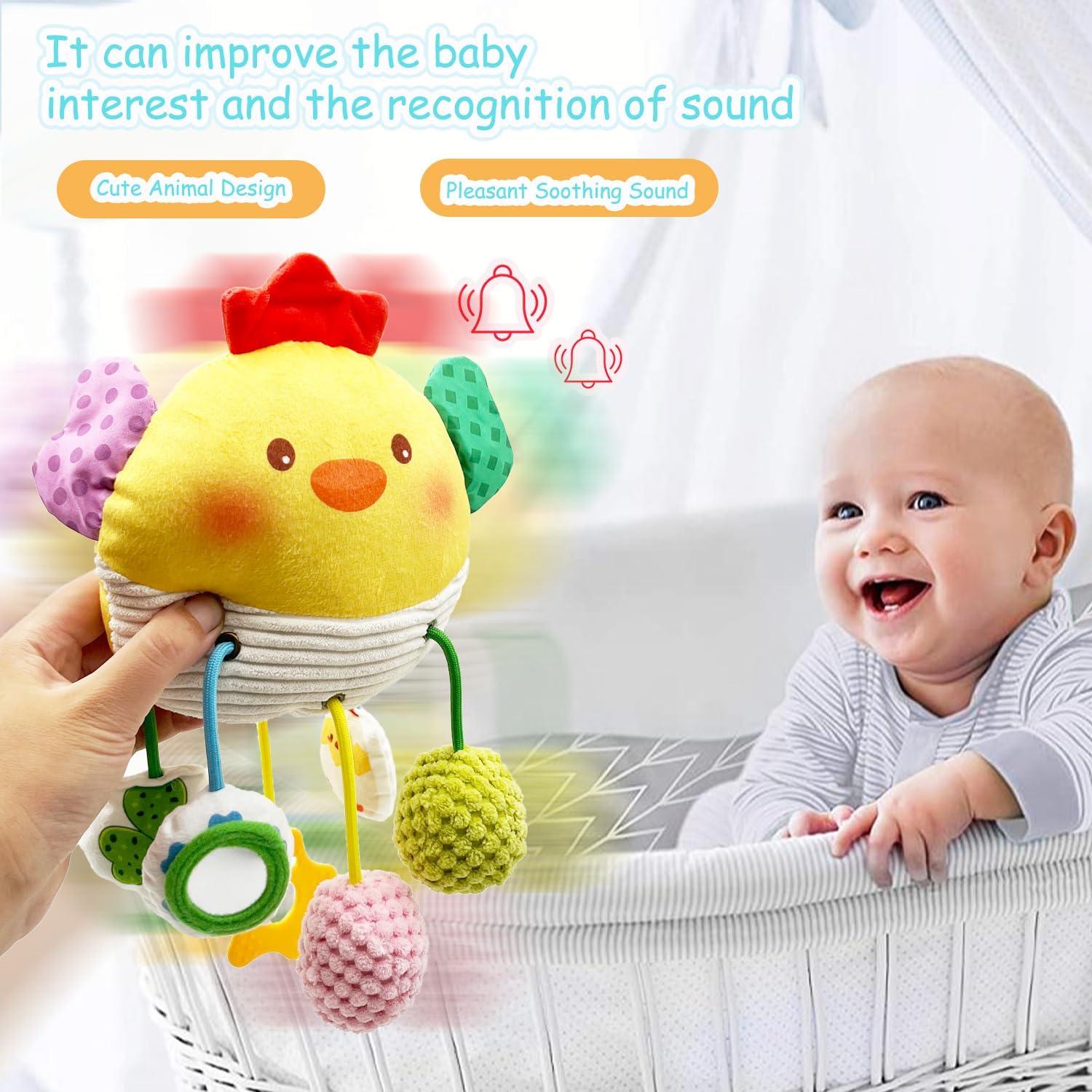 Juguete Colgante Sensorial Cylazo para Bebés - Pollito