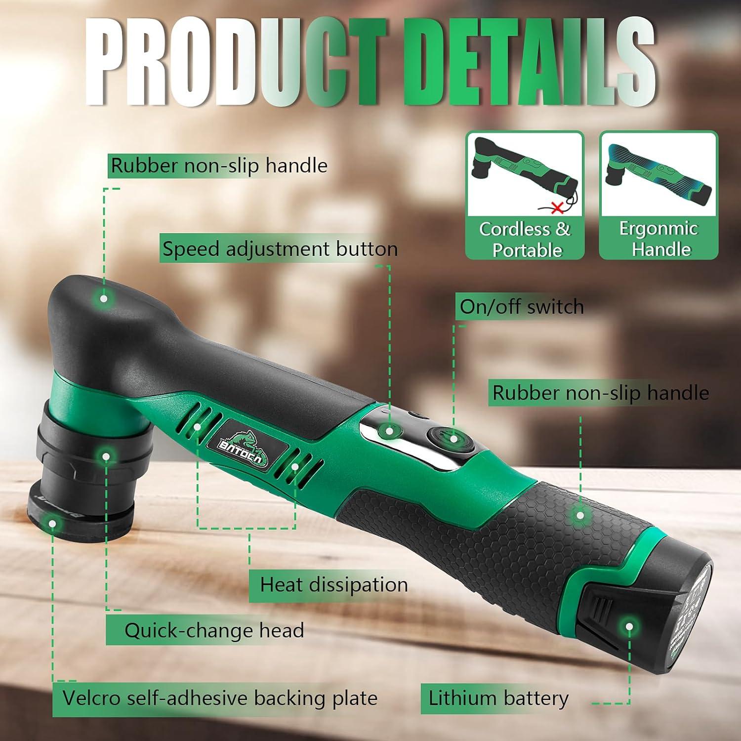 Pulidora Inalámbrica BATOCA S5 12V 6 Velocidades 2000-5500RPM