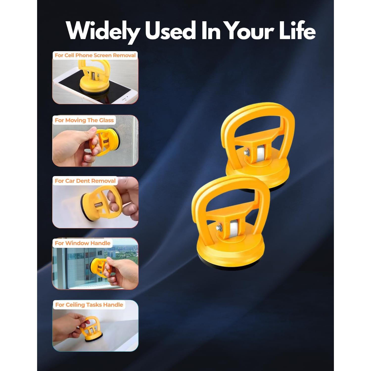 Extractor de Abolladuras Oxelon Car001, Kit 2 Piezas Amarillo