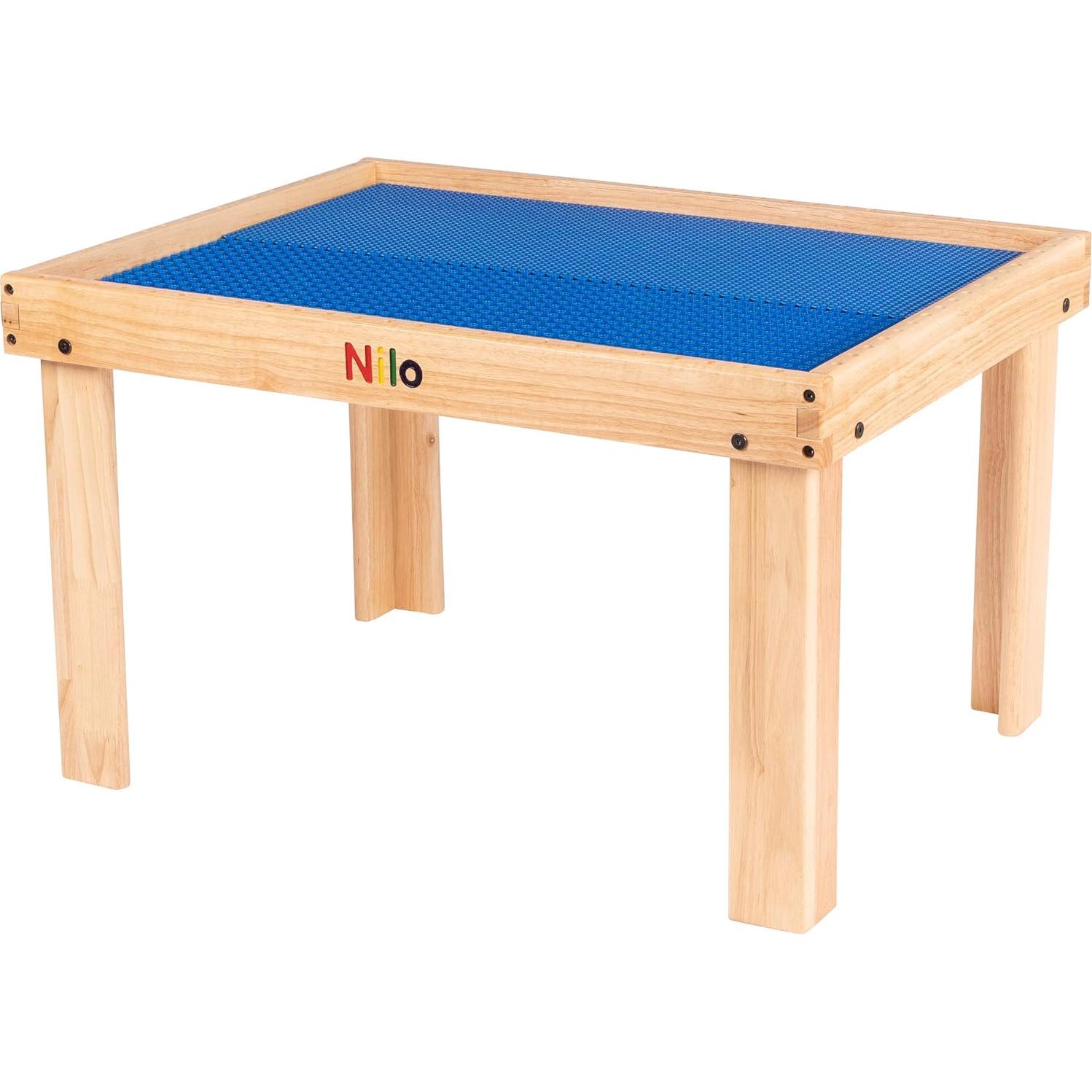 Mesa de Actividades NILO N34 para Niños con Placas Base Azules