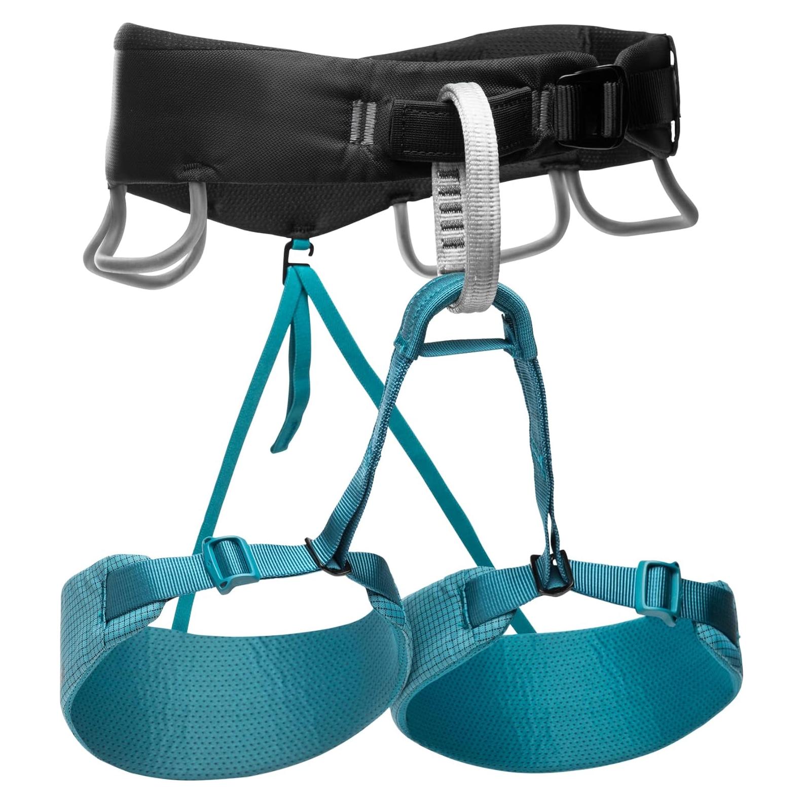 Arnés de Escalada Femenino Black Diamond Momentum Aqua