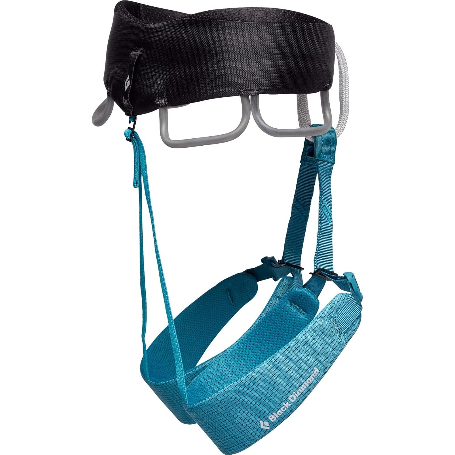 Arnés de Escalada Femenino Black Diamond Momentum Aqua