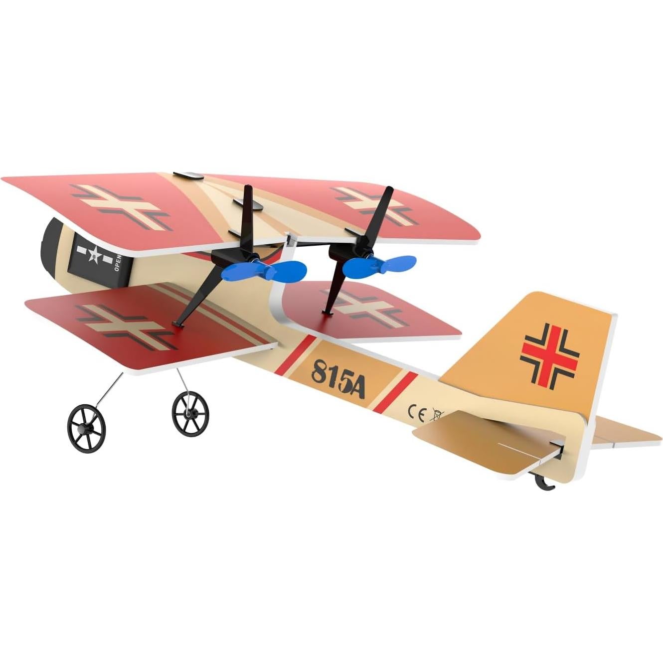 Biplano RC Naranja BEACONDESI 24cm con Giroscopio 2.4GHz