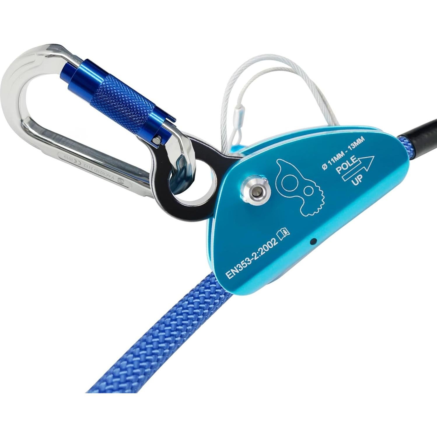 Kit de Escalada S.E.PEAK con Arnés y Lanyard Ajustable