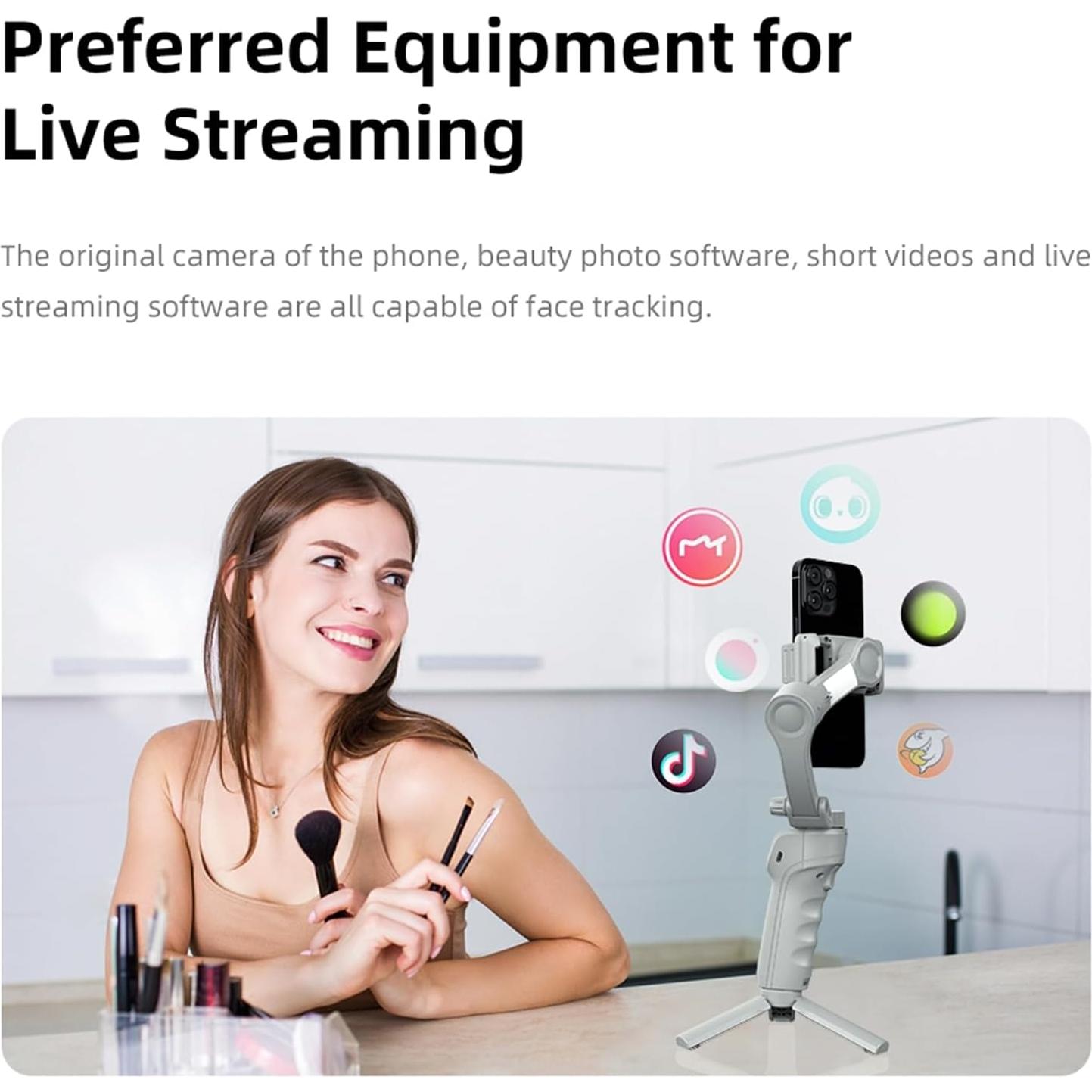 Estabilizador Gimbal GUEDIEO 3 Ejes Plegable para Smartphone