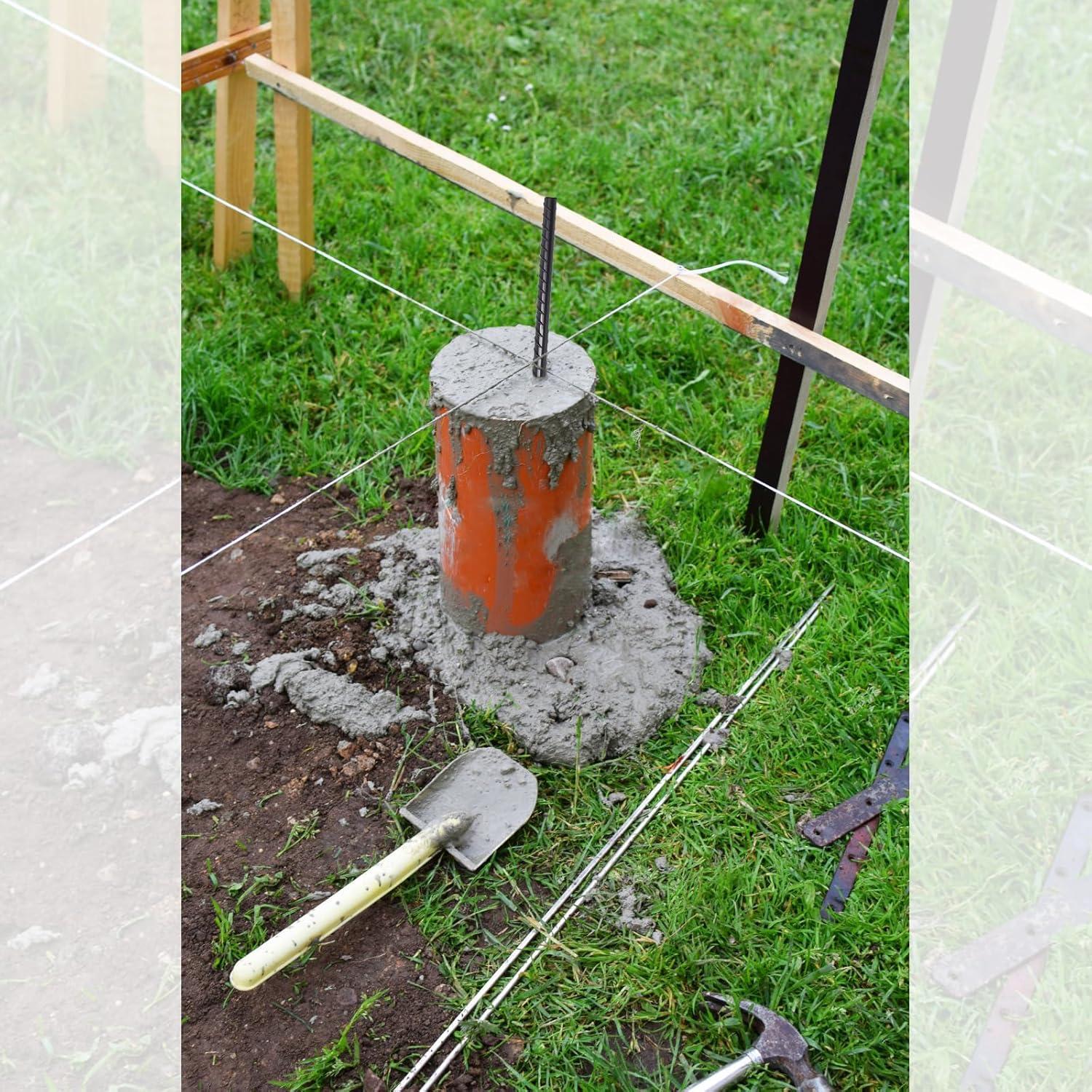 Estacas de Rebar VVOKGO 40,64 cm 24pcs Soporte Jardín