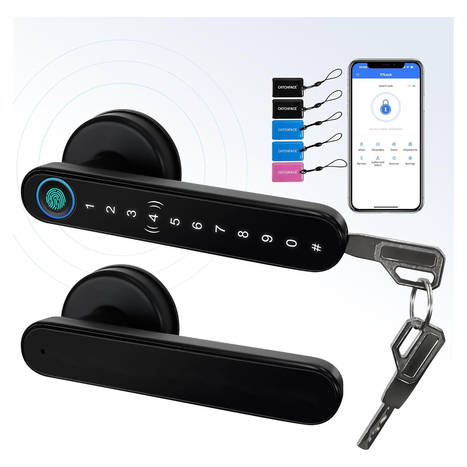 Cerradura Inteligente CATCHFACE FBA-G01 Huella Dactilar Bluetooth