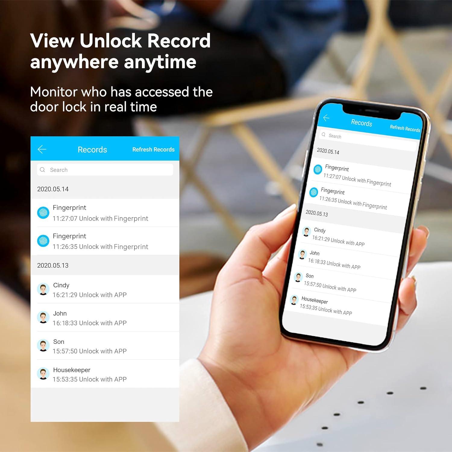 Cerradura Inteligente CATCHFACE FBA-G01 Huella Dactilar Bluetooth