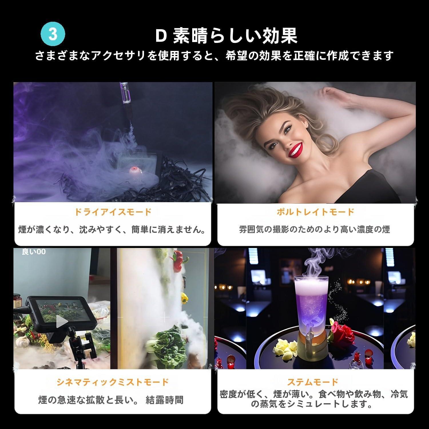 Máquina de Niebla Mini Portátil con Control Remoto - Regalo Negro