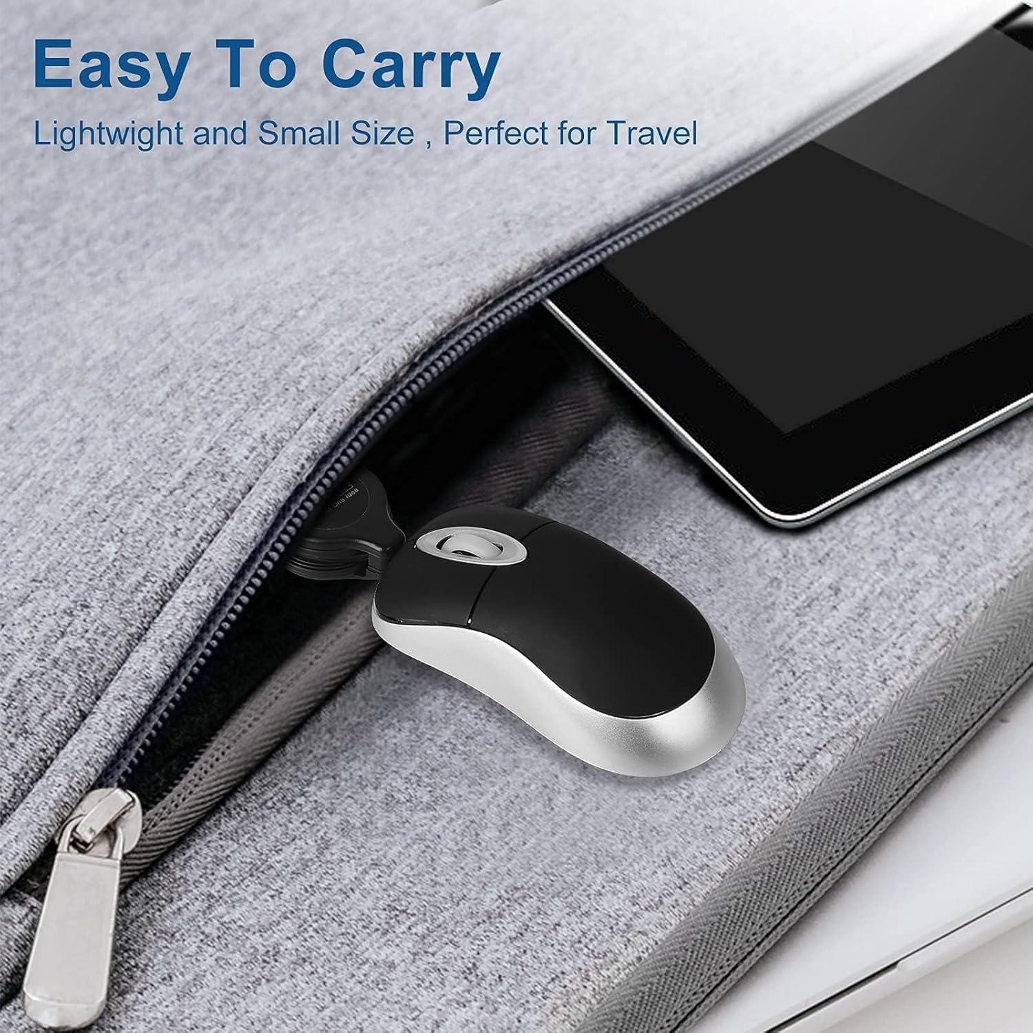 Ratón USB EEEKit Ultra Compacto Negro 3 Botones 7.62x3.99 cm