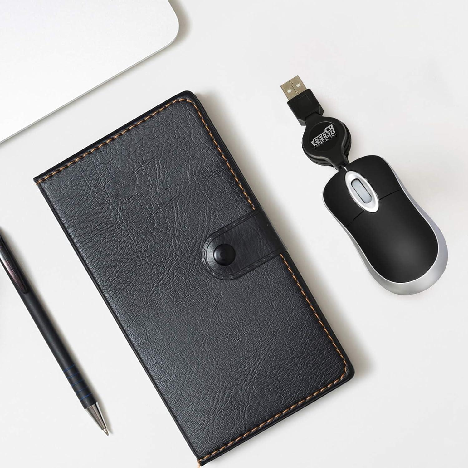 Ratón USB EEEKit Ultra Compacto Negro 3 Botones 7.62x3.99 cm