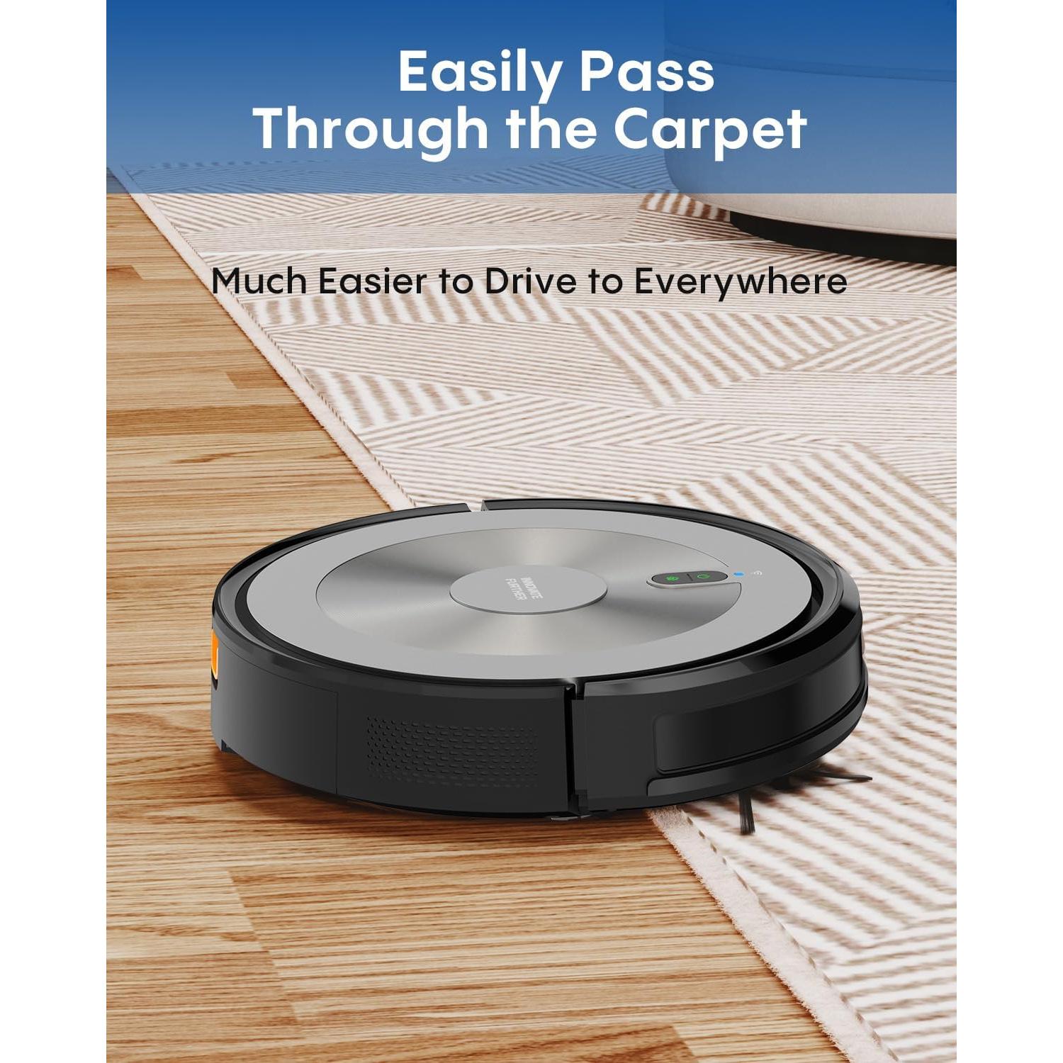 Aspiradora Robótica 2 en 1 AZQQ S2 con Mopa y Succión 4000Pa