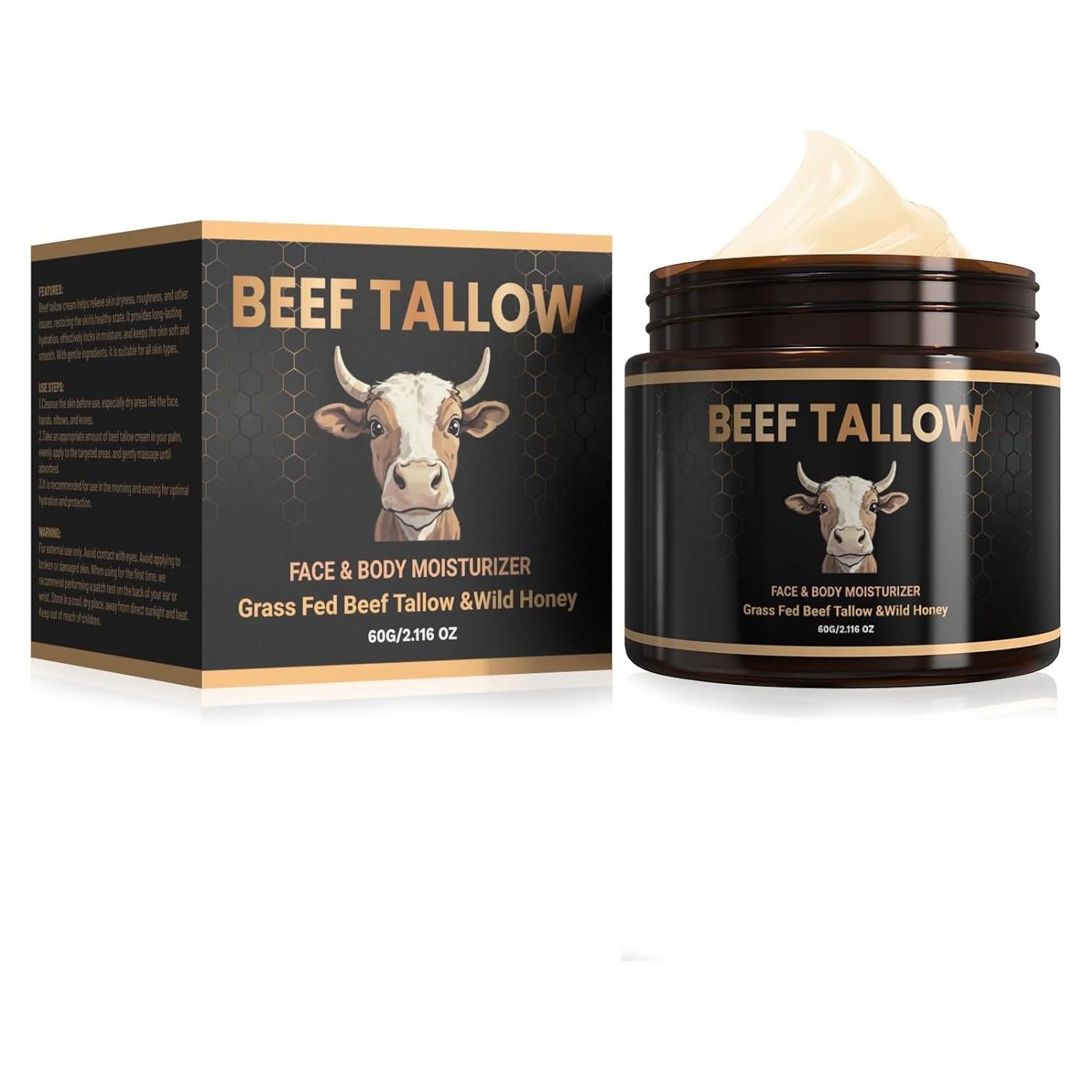 Bálsamo Hidratante de Grasa de Res AQSLTJK 61 g Sin Fragancia