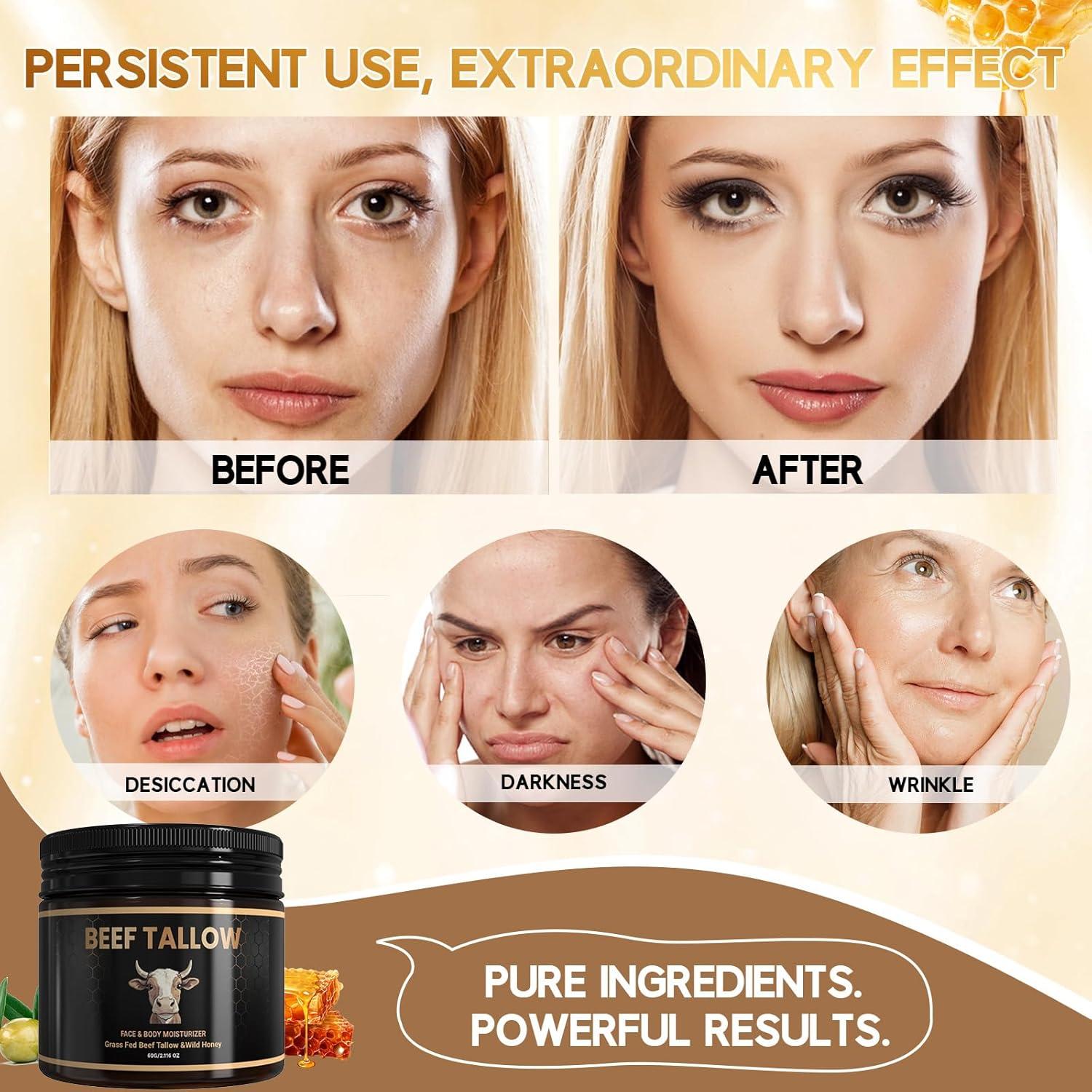 Bálsamo Hidratante de Grasa de Res AQSLTJK 61 g Sin Fragancia