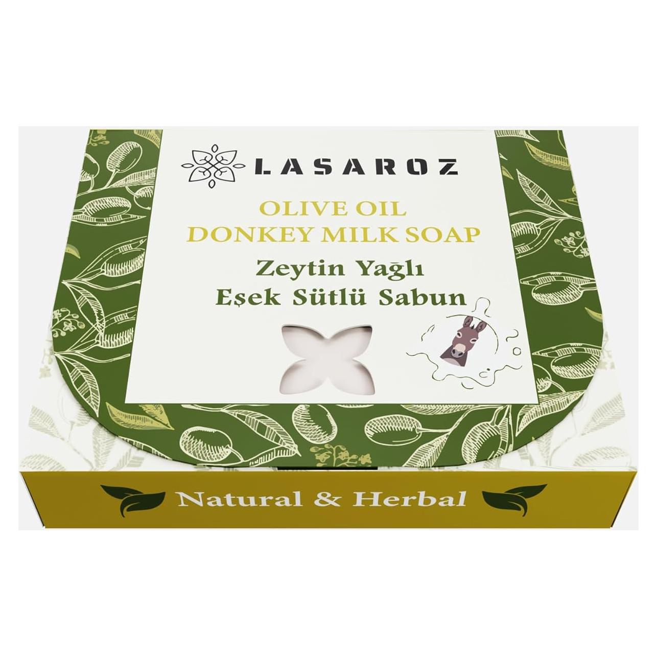 Jabón Orgánico Hidratante Lasaroz 109g - Limpiador Piel y Cabello