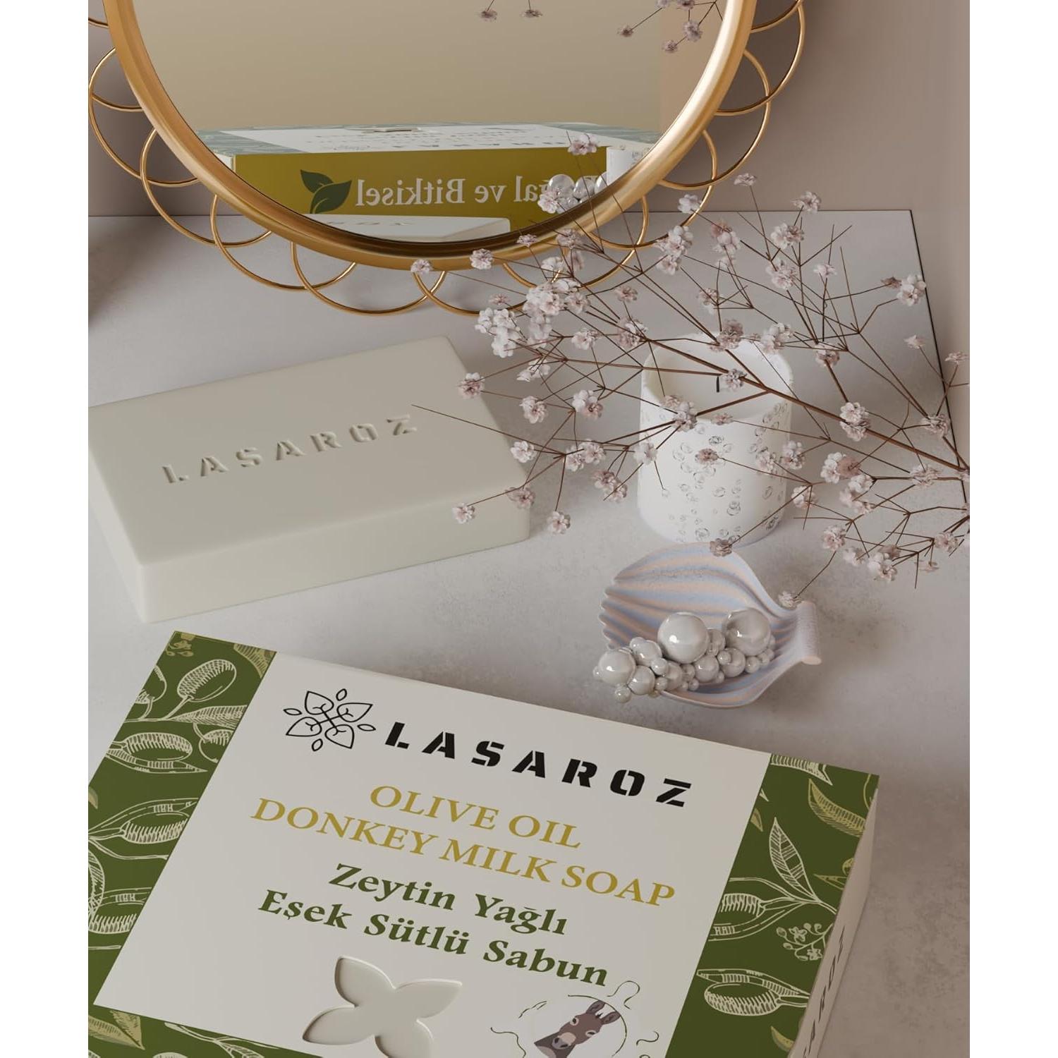 Jabón Orgánico Hidratante Lasaroz 109g - Limpiador Piel y Cabello