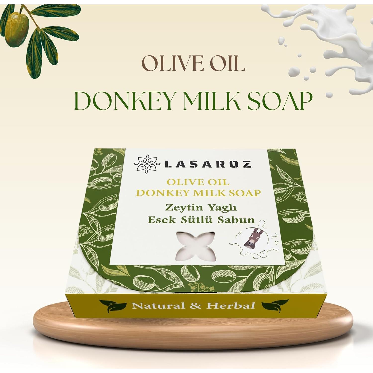 Jabón Orgánico Hidratante Lasaroz 109g - Limpiador Piel y Cabello