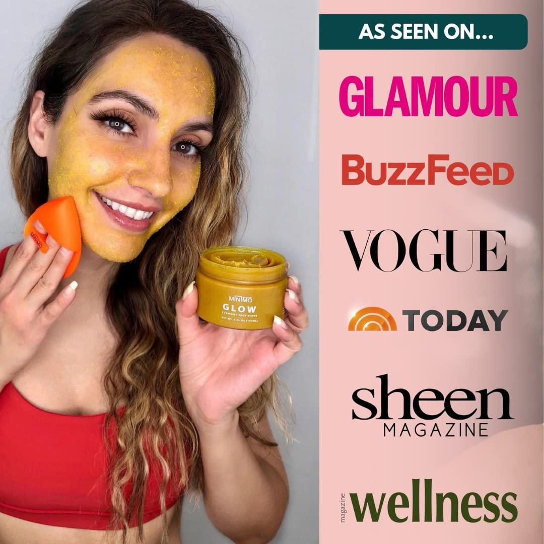 Exfoliante Facial de Cúrcuma Minimo Glow 148 ml - Durazno Cítrico