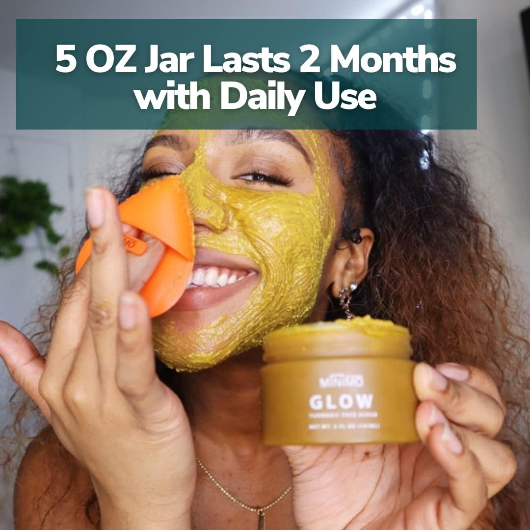 Exfoliante Facial de Cúrcuma Minimo Glow 148 ml - Durazno Cítrico