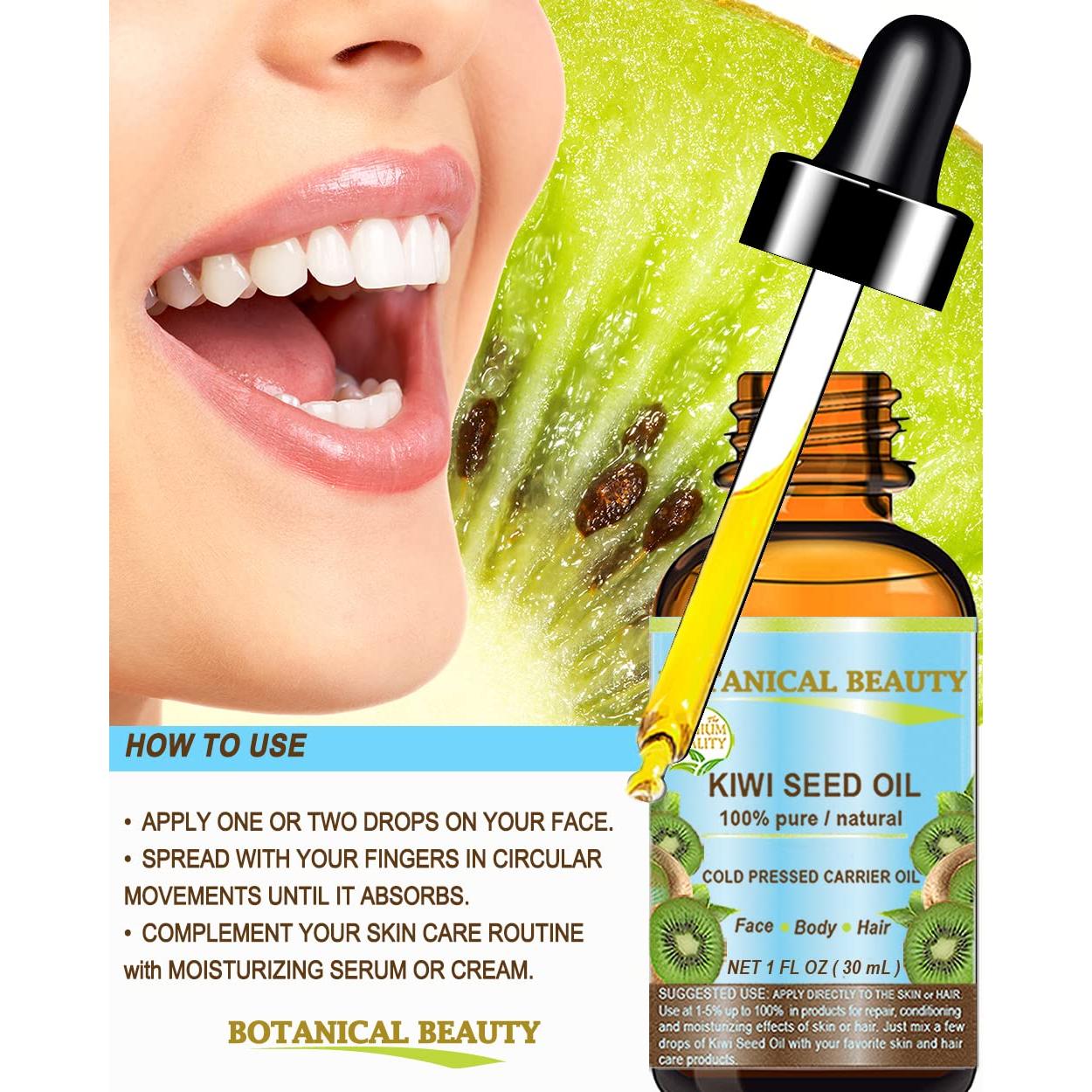 Aceite de Semilla de Kiwi 100% Puro Belleza Botánica 14.79 ml