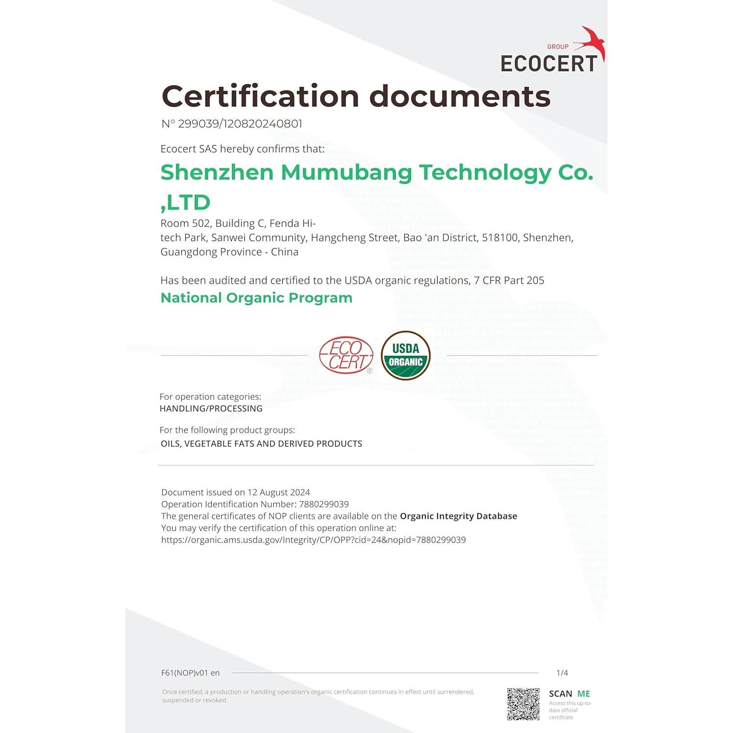 Aceite de Rosa Mosqueta Orgánico MMPANG 30ml Antienvejecimiento