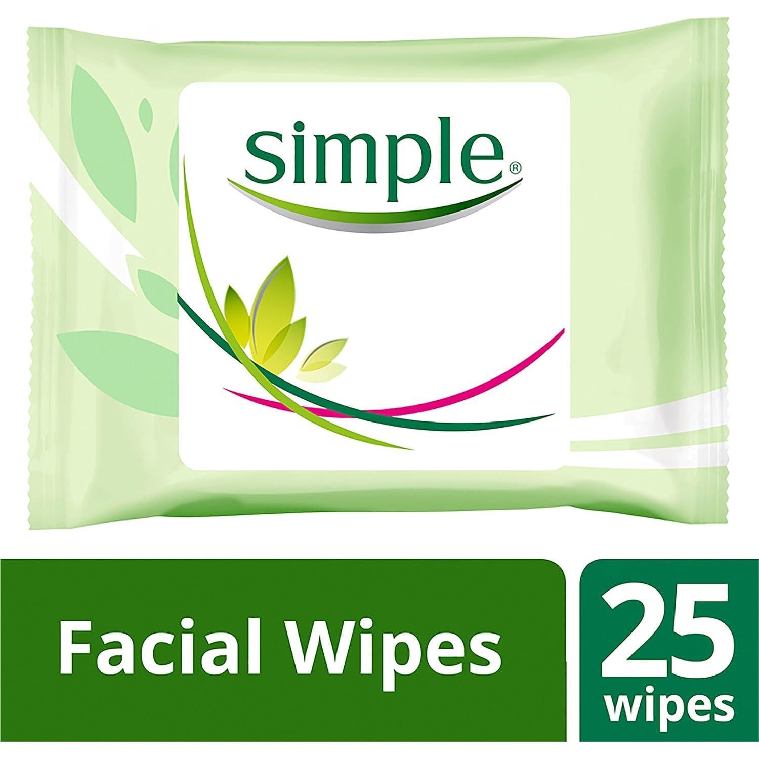 Toallitas Faciales Limpiadoras Unilever 25 Unidades Paquete de 6