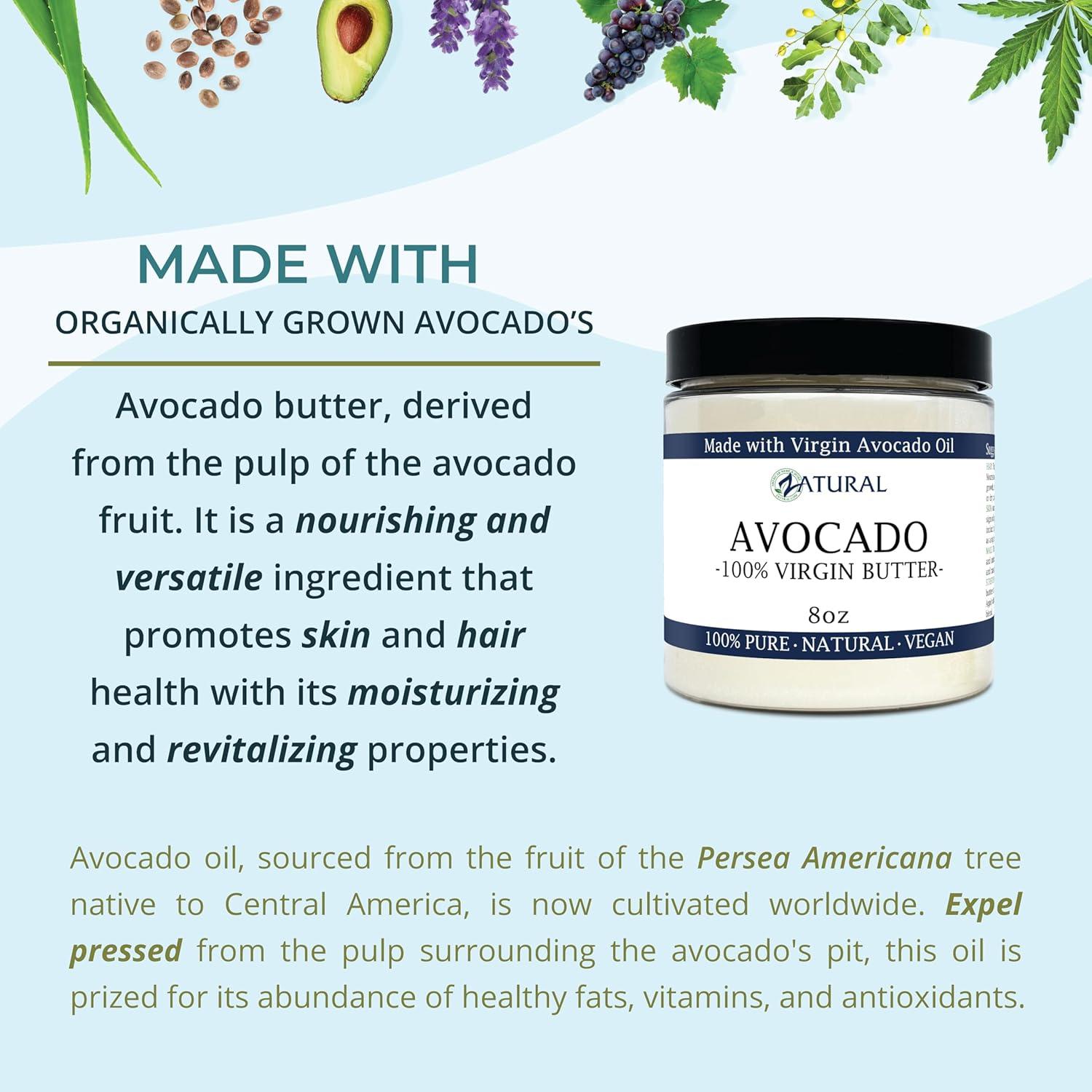 Mantequilla de Aguacate Zatural 2 Paquete - 100% Natural