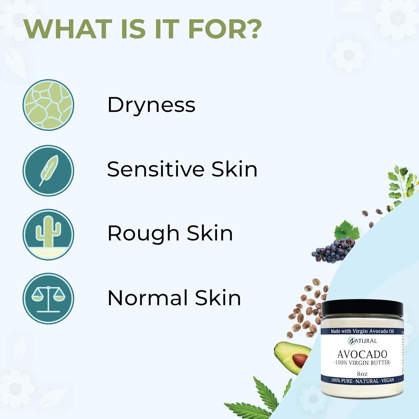 Mantequilla de Aguacate Zatural 2 Paquete - 100% Natural