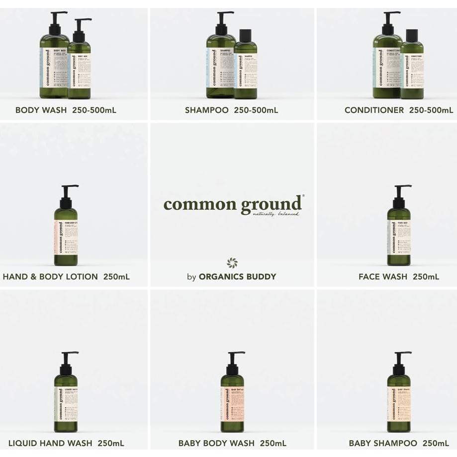 Limpiador Facial Natural Common Ground 248 ml Vegano pH 5.5