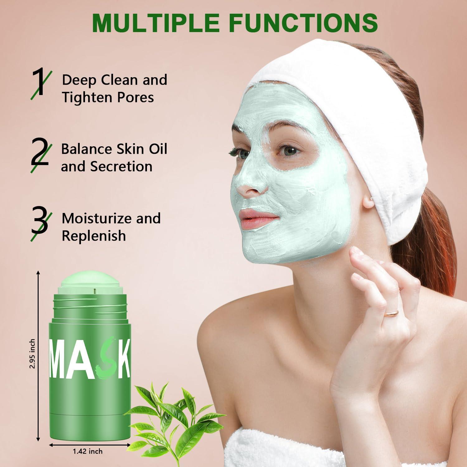 Paleta de Mascarilla Facial de Té Verde Lisara - 2 Piezas