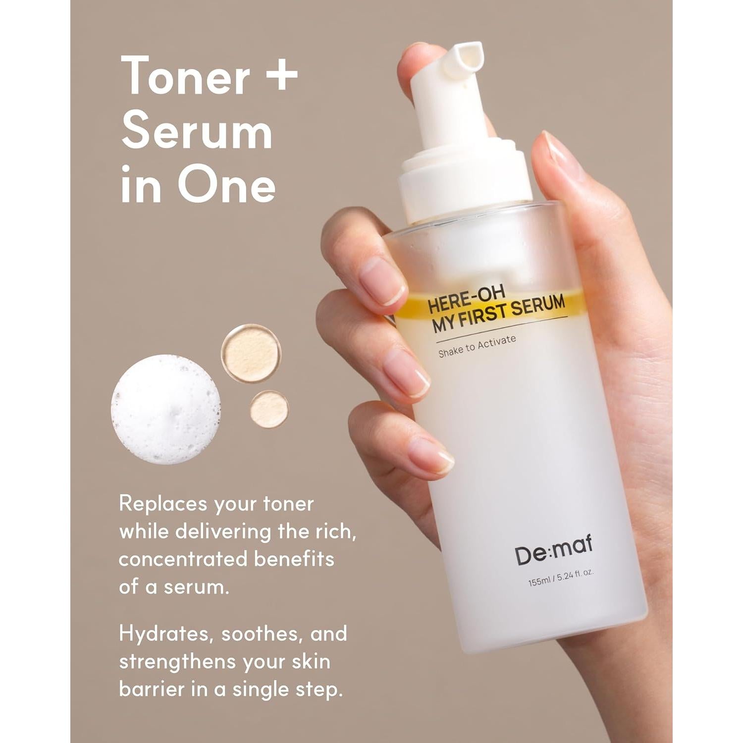 Suero Hidratante Aquí-Oh 49.6 ml | Ácido Hialurónico para Piel Sensible