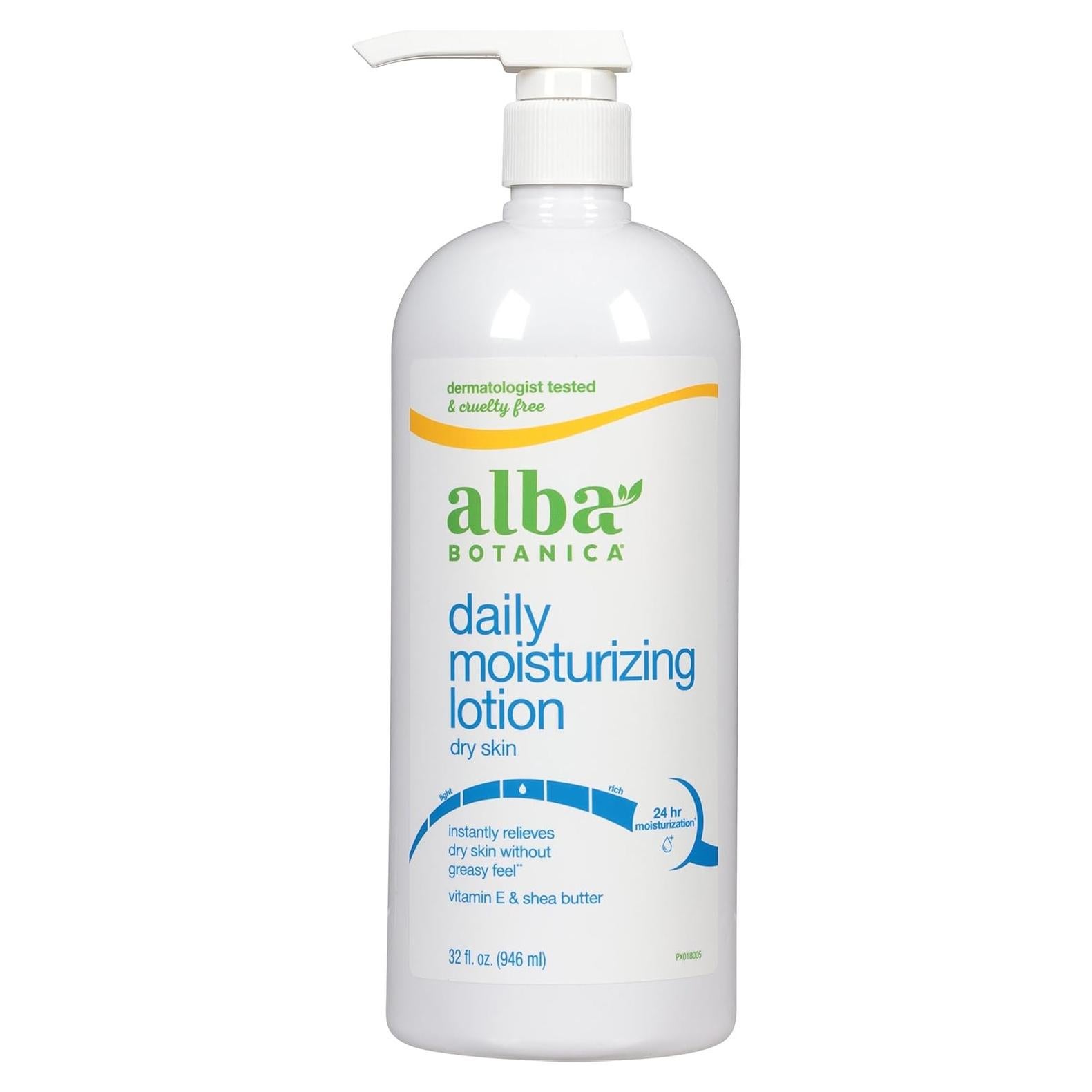 Loción Hidratante Alba Botanica 32 Oz Piel Seca Vitamina E
