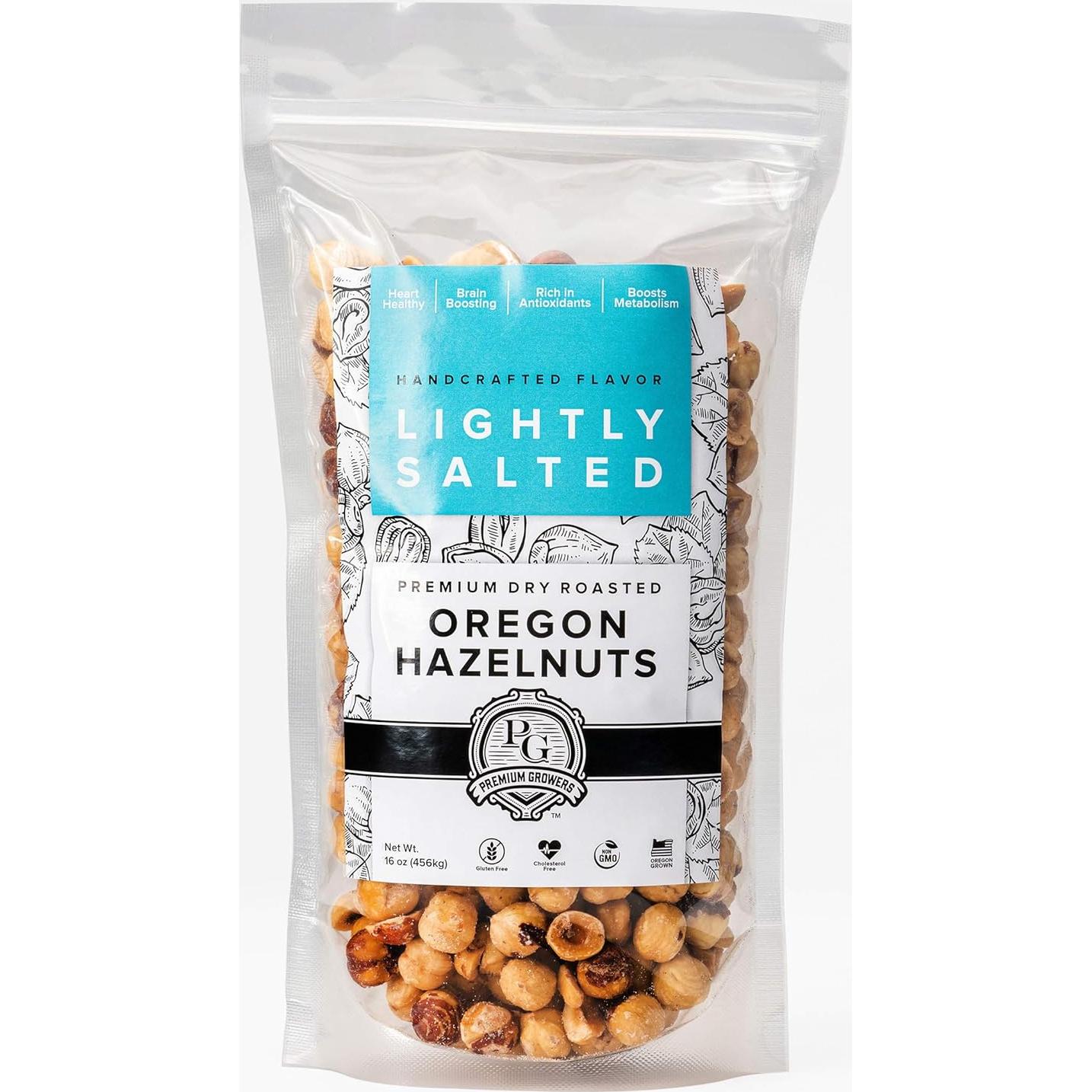 Avellanas Tostadas Oregon Farm To Table - Ligeramente Saladas - 453g