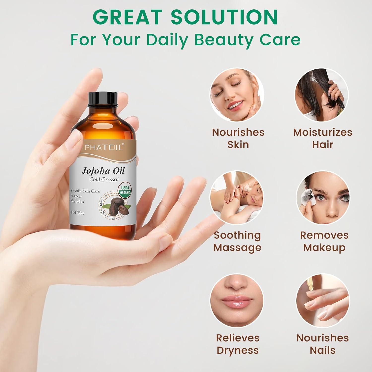 Aceite de Jojoba Orgánico Phatoil 118ml Hidratante Facial