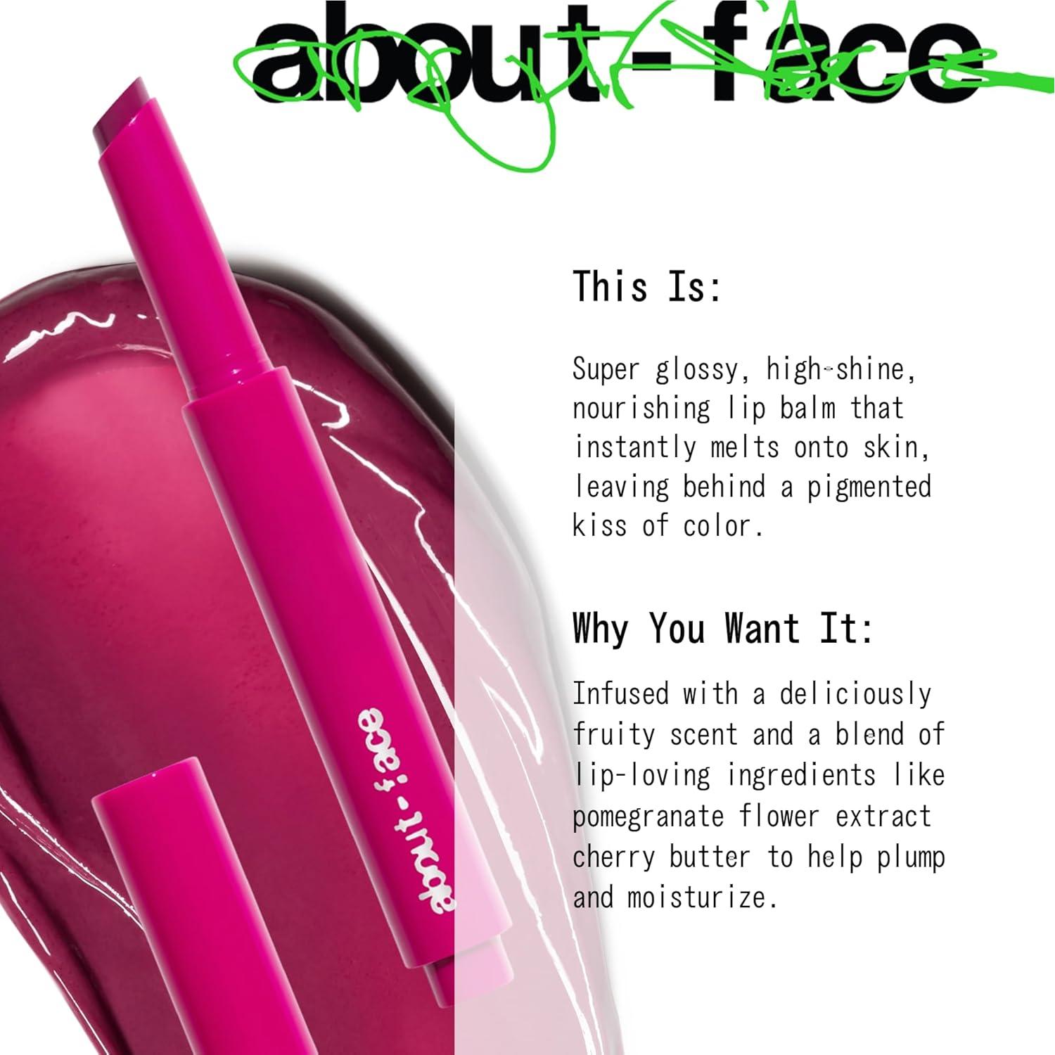 Manteca de Color de Labios about-face Baya Aplastada 1.7g