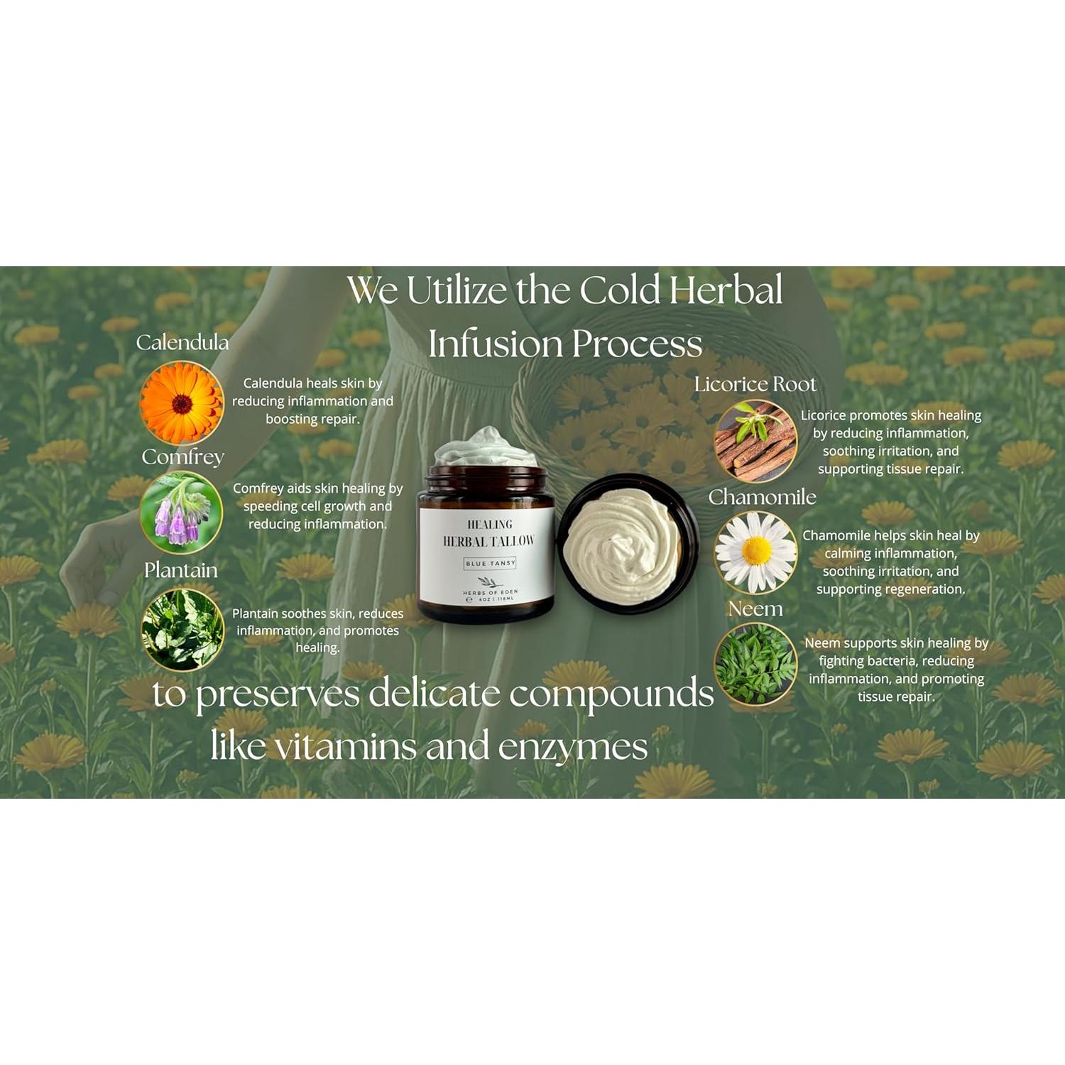 Manteca de Hierbas Orgánica Batida 113.4g - Hierbas del Edén