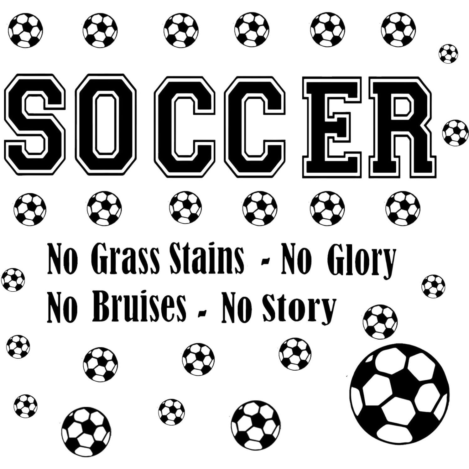 Calcomanías de Fútbol Hanlongyu - Decoración de Pared para Niños