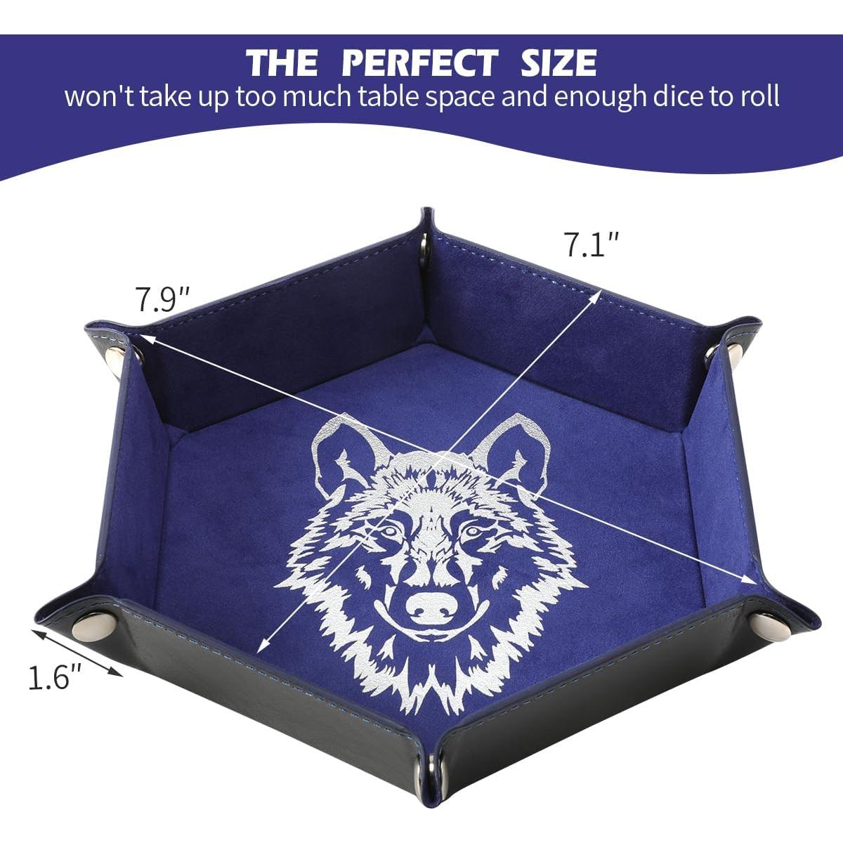 Bandeja de Dados Plegable Grajar Animales Hexagonal 20.32 cm