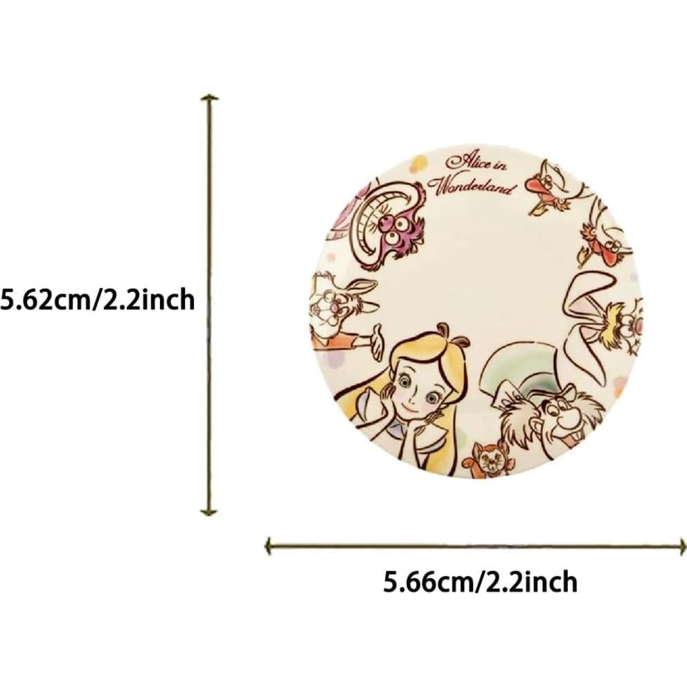 Paquete de 50 Calcomanías Impermeables Alicia en el País de las Maravillas