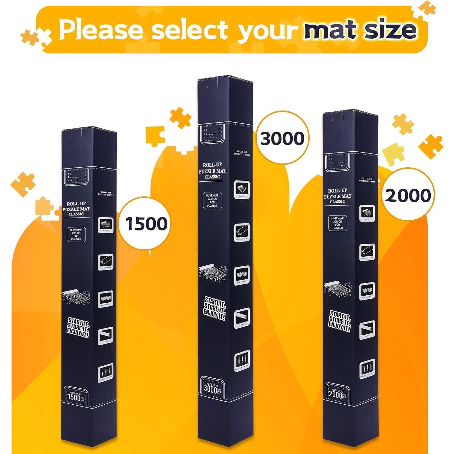 Alfombrilla para Rompecabezas Pohxev 109.2x66 cm hasta 1500 piezas