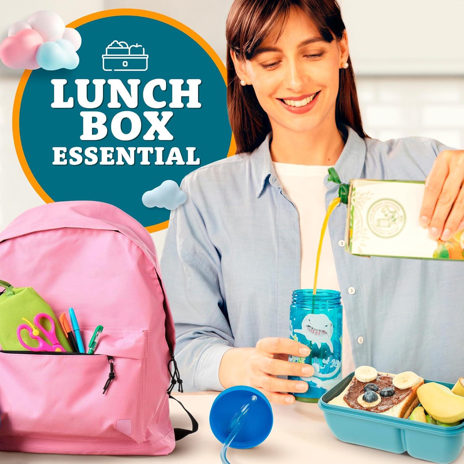 Taza de Viaje Pitufo Cerebrito 12 oz con Tapa y Pajilla